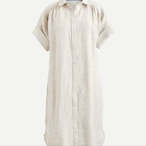 YUNHUI Women's Summer Short Sleeve Shirtdress - 100% Tencel Fabric, Belted, Button Front Dress - View #10